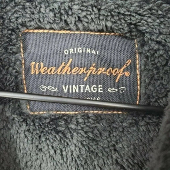 Weatherproof Faux Shearling Lined Funnel Neck Jacket In Ombre Blue Size M NWT - Picture 7 of 9